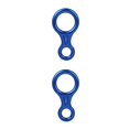 thumbnail image 1 of Eigraketly Escalada Descendente Cuesta abajo Al aire libre Ocho anillos Rigging Slow Down Azul Azul 2piezas Eigraketly CBP213753, 1 of 5