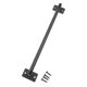 thumbnail image 1 of Manija de puerta corredera de granero de hierro fundido negro, extractor de puerta rústica, hardware de muebles Feliz Sencillez, 1 of 1