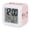 Pink, Powder Pink, Stark White, Charcoal Black, variant on Black Halloween Digital Alarm Clock for Bedrooms, Smart LED Alarm Clock with 7 Color Changing Night Light, Funny Ghost Cute Cartoon Spooky Silent Wake Up Clocks for Sleep Study Cooking 3.2"x3.2"