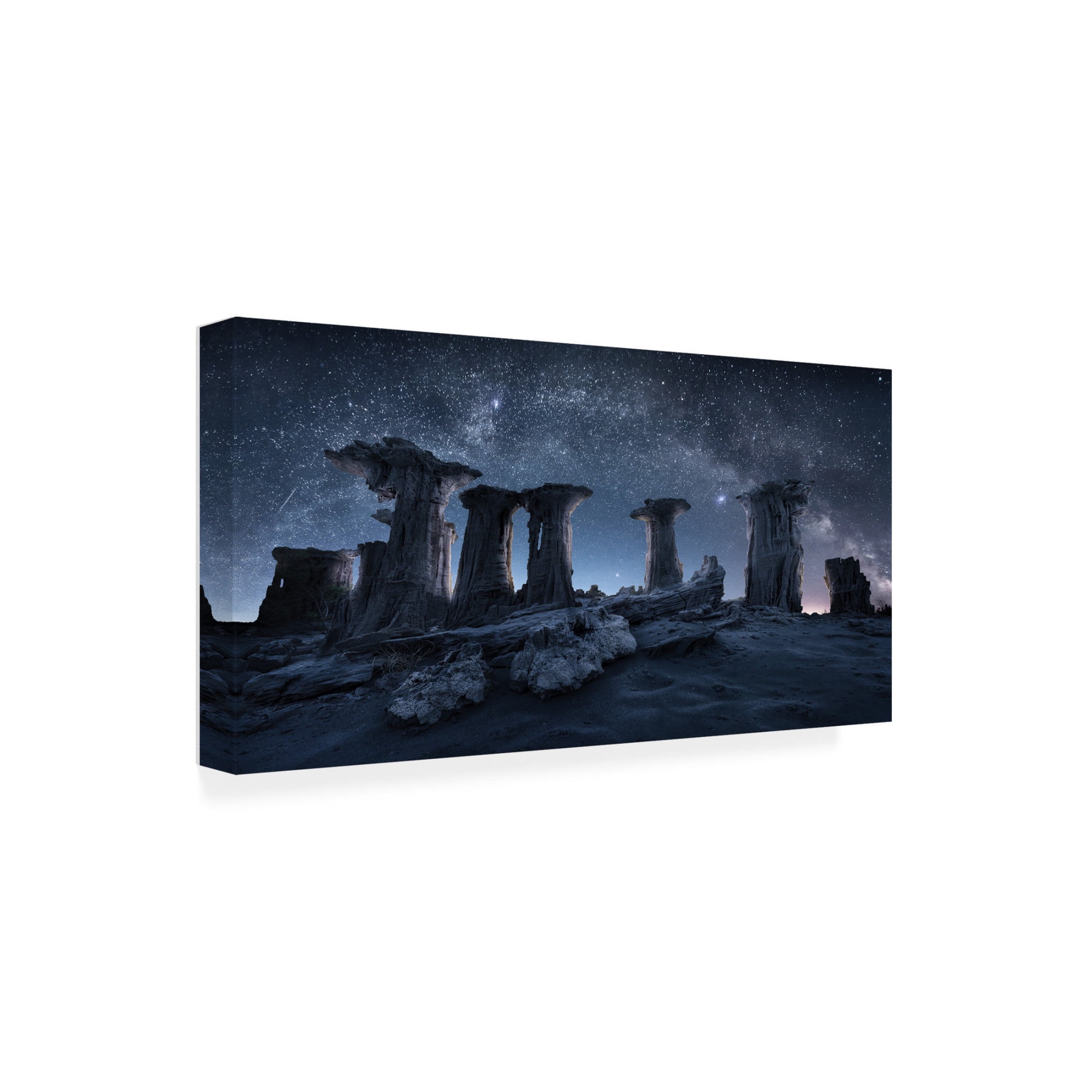 Trademark Fine Art Simon Xu Primival Arch And Columns Canvas Wall Art