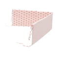 thumbnail image 2 of Almohadilla lateral para cuna,Forro de cuna para bebé acolchado en el interior de la cuna grueso,Cojín acolchado lateral para cuna transpirable para niños y niñas,Cojín Corazón rosa, 2 of 9