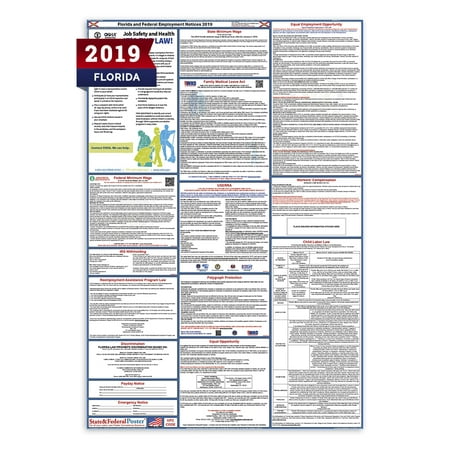 2019 Florida State and Federal Labor Law Poster