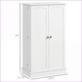 thumbnail image 4 of Kitchen Pantry Storage Cabinet with 5-Tier Shelving & 12 Spice Racks | HOMCOM | MDF Construction | Sleek Design, 4 of 9