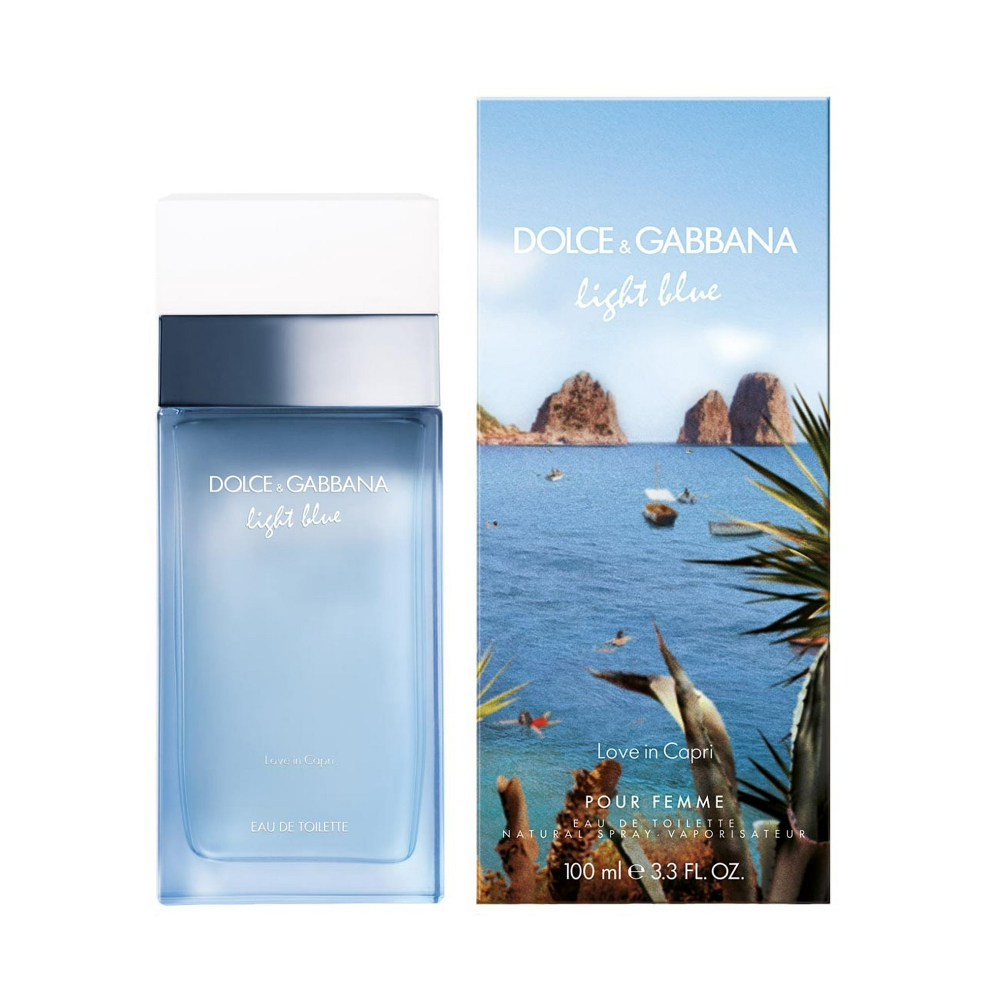 Light Blue Love In Capri By Dolce Gabbana Eau De Toilette Spray 3.4 oz Walmart
