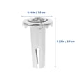 thumbnail image 2 of SHISUYAN Swivel Caster Socket 1.2X0.75X0.75In Silver Iron 30Pcs Durable, 2 of 8