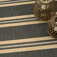 thumbnail image 3 of Nourison Horizon Indoor/Outdoor 5' x 7' Charcoal Modern Rug, 3 of 7