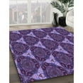 thumbnail image 2 of Ahgly Company Indoor Round Patterned Medium Purple Area Rugs, 5' Round, 2 of 6