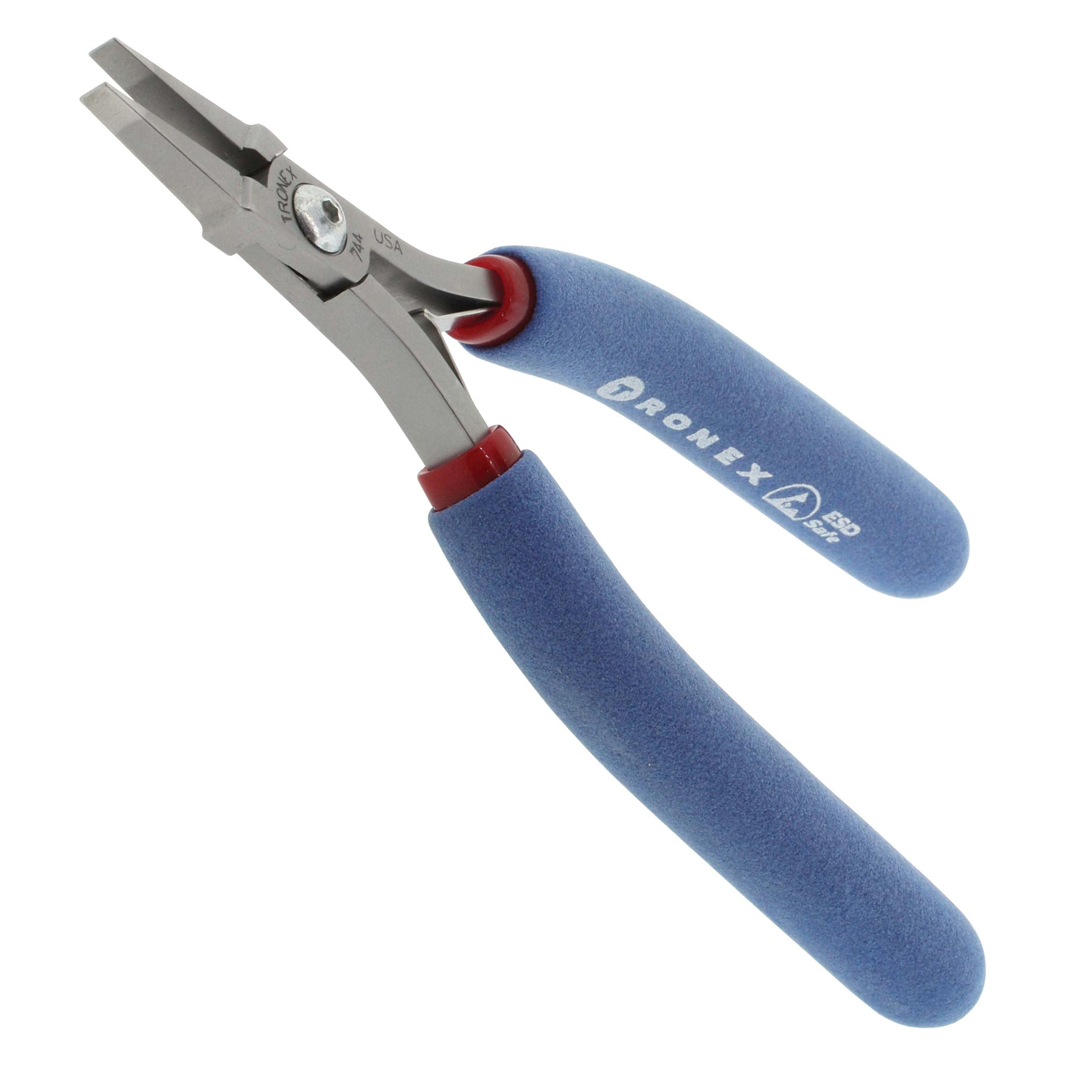 Pliers - Tronex Flat Nose - Short Smooth Jaw (Long Handle)