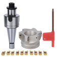 thumbnail image 1 of Sonew NT30-FMB27 Collet Chuck Holder+BAP400R-80-27 Cutter+APMT1604 Milling Inserts New, 1 of 8