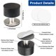 thumbnail image 2 of 2 Pieces Wall Door Stopper, Stainless Steel Door Stop, Adhesive Wall Door Stopper, Door Stops with Shockproof Rubber, for Kitchen, Bedroom, Office (Wh, 2 of 5