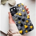 thumbnail image 5 of Vibrant Star Heart Floral Case For Teens Girls Fashion Compatible with iPhone 11/12/13/14/15/16 (Pro Max/Plus), 5 of 9