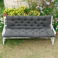 thumbnail image 4 of YEERSWAG 59x39x3 inch Outdoor Bench Cushion Swing Seat Cushion Loveseat Cushion,Non Slip Anti-fading Waterproof Patio Garden Furniture Chair Pad Backrest Mat, 4 of 9
