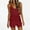 🔥 Wine, variant on Sentmoon Jumpers for Women Casual Sleeveless Athletic Rompers for Women Solid Color Regular Fit Spaghetti Strap Casual Jumpsuits for Women Summer for Beach and Vacation S-2XL