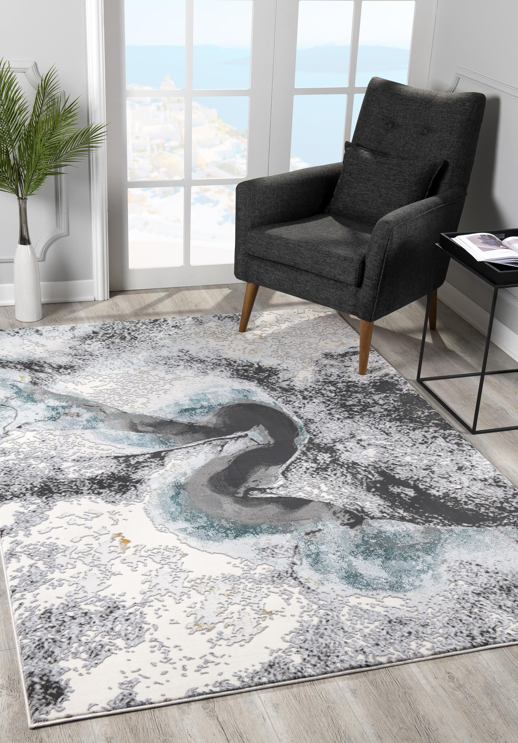 Rug Branch Oasis Collection Modern Abstract Area Rug