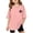 Pink, variant on MAIHAN 2026 Teen Girls Shirts First Day Of School Shirts Round Neck Tee Summer Baggy Tops Comfortable Soft Basic T Shirt