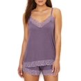 thumbnail image 3 of Flora Nikrooz Womens Lace Trimmed Modal Cami Style-Q80028, 3 of 3