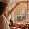 thumbnail image 4 of 2026 Halloween Reading Ghost Acrylic Suncatcher , Summerween Decor Signs for Window Hanging Ornament, Art Garden Decor for Book Lover,E, 4 of 5