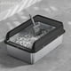 thumbnail image 3 of Caja De Para Gatos De Acero Inoxidable, Sem Cerrado Alta Cara Caja De Grande Kitty Fuga De Orina Anti Limpieza Fácil Caja De Cubierta No Pegajosa, 3 of 7