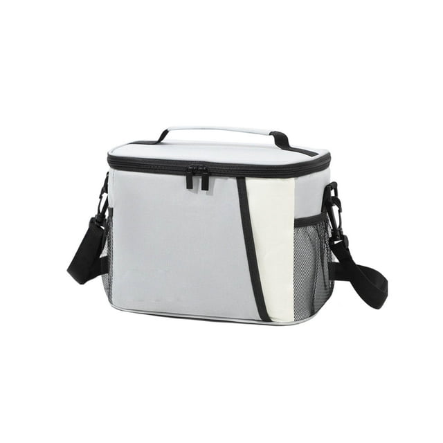 Fiudx Bolsa para Almuerzo, Bolsa Bento En Aislamiento de Yute, Bolsa de Picnic En Asa Lino, Bolsa Plegable de Gran Capacidad, Ideal para Trabajo y Camping, Diseño Ecológico, Fácil de Limpiar.