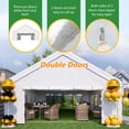 thumbnail image 4 of 20x32 FT Party Tent with 3 Storage Bags & Removable Sidewalls, Outdoor Canopy Gazebo for Carport Camping Garden Wedding BBQ Commercial, 4 of 11