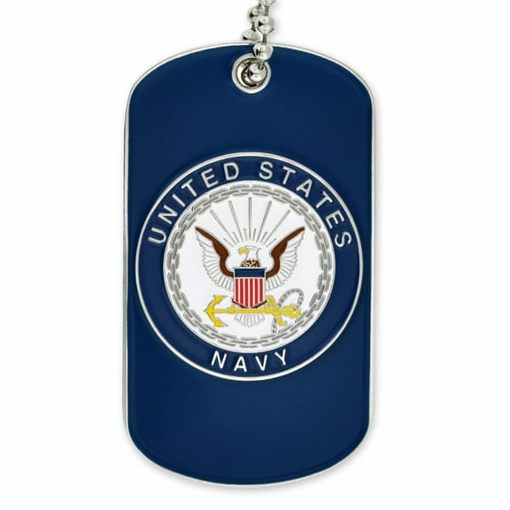 PinMart Officially Licensed U.S. Navy Dog Tag - Engravable Commemorative Item
