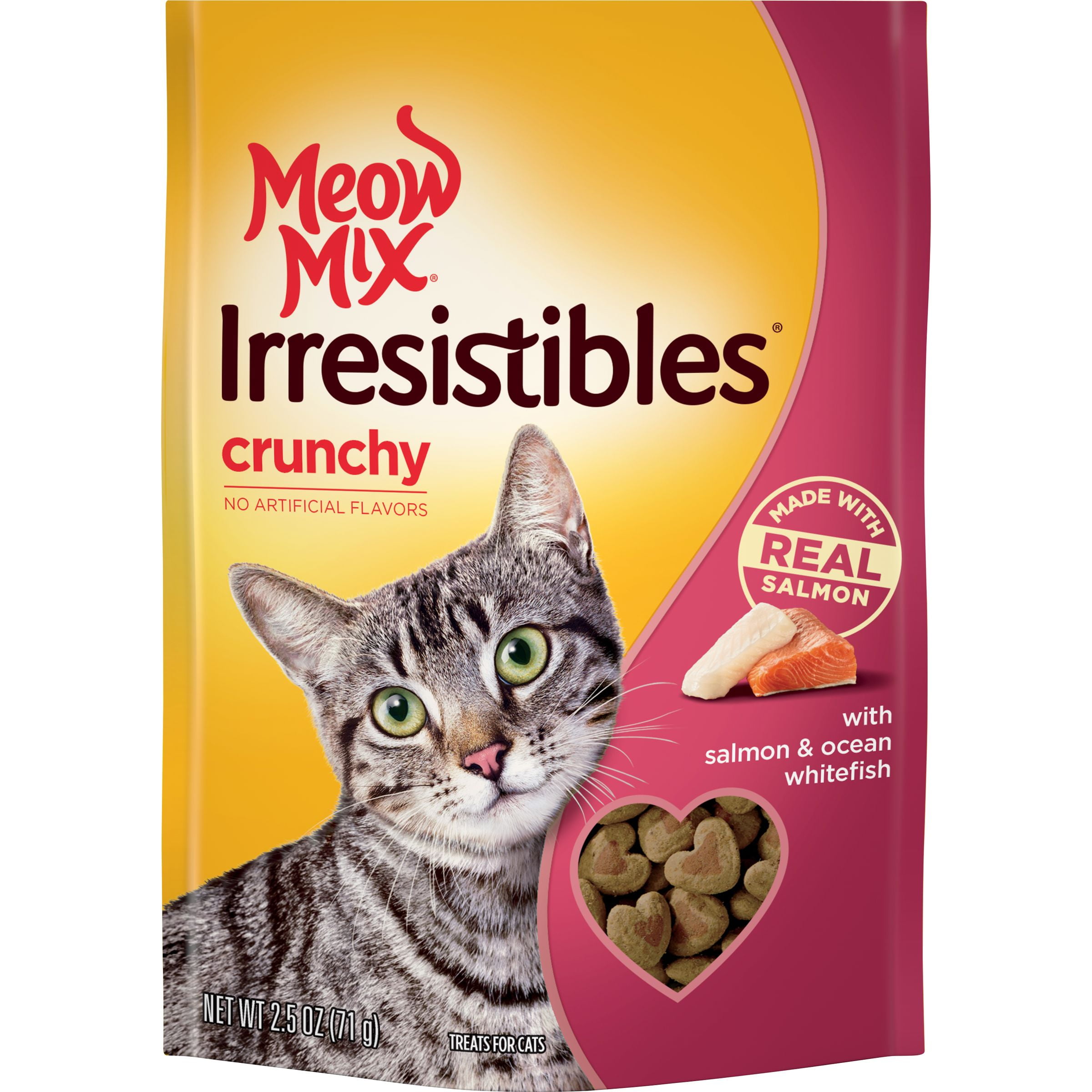 These cat treats have a delicious taste and crunchy texture your cat will.