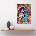 thumbnail image 2 of Dancing in a Forest Paper Kirigami Art Nouveau Large Wall Art Poster Print Thick Paper 18X24 Inch, 2 of 5