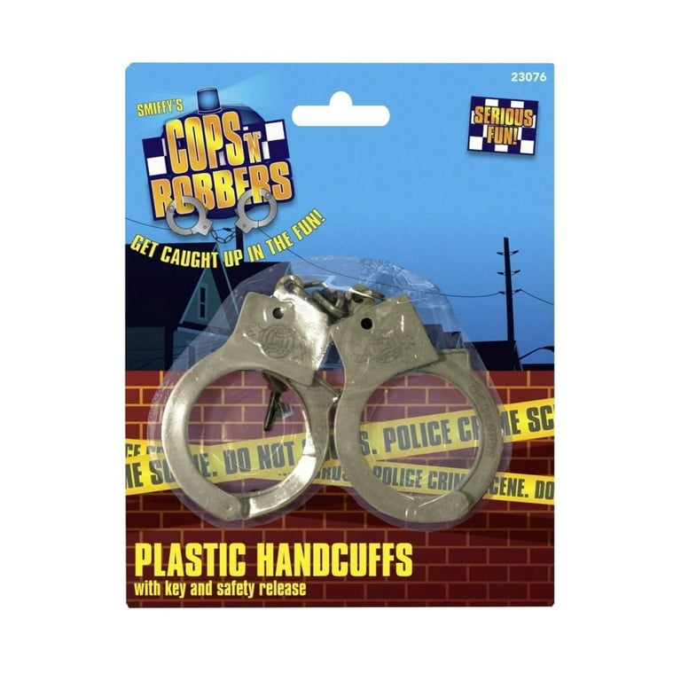 Plastic HanDCuffs Adult Silver