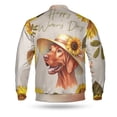 thumbnail image 2 of Happy Women's Day Vizsla Sunflower Vintage Proud Mom All Over Print 3D Baseball Jacket Vizslas Dog Lover Gifts Idea Bomber Jacket Softball - 02030, 2 of 6