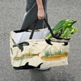 thumbnail image 7 of Whale Large Capacity Reusable Oxford Cloth Decorative Box Shopping Bag Collapsible Bucket, 7 of 7