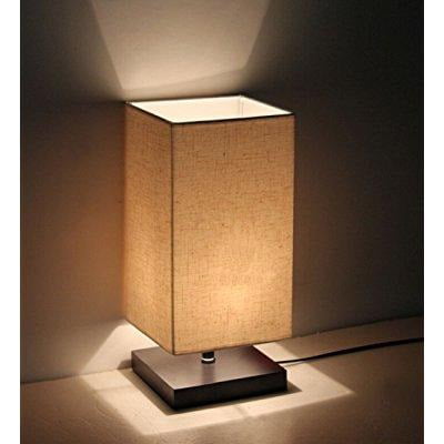 Surpars House Minimalist Solid Wood Table Lamp Bedside Desk