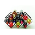 thumbnail image 4 of Gourmet Basics by Mikasa 12-Bottle Metal Stackable Wine Storage Rack, Antique Black, 4 of 4