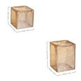 thumbnail image 2 of Evergreen LED Glass Cube Towers, Set of 3, 2 of 3