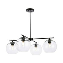 Opus 4 lights black pendant