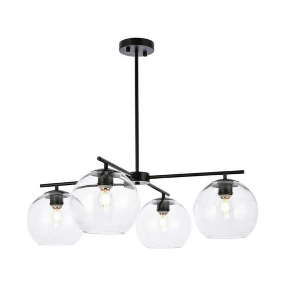 Opus 4 lights black pendant