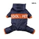 thumbnail image 5 of Methold Mono para perros, ropa para perros, ropa para cachorros, abrigo, chaqueta con arnés, resistencia al desgaste, impermeable, calentador artesanal Ropa para mascotas Azul Marino/XL Methold PT004239-08, 5 of 6