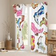 thumbnail image 3 of Manfei Colorful Cowgirl Boots Blackout Curtains Set of 2 (52x84 Each),Boho Exotic Style Window Curtains,Rustic Western Cowboy Curtains and Drapes For Girl Boys,Luxury Bedroom Decor, 3 of 6