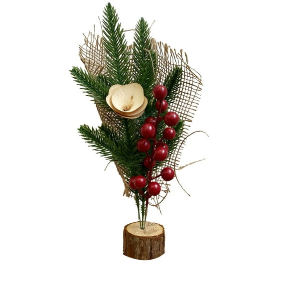 SIYTUAU Christmas Berry Tabletop Decor Plastic Red Fruit Accent Centerpiece 7.87X5.91X5.91In Holiday Festive Decoration For Celebrations Gatherings Home Party Decor