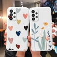 thumbnail image 2 of Funda blanda para teléfono Samsung Galaxy A53 5G, carcasa de TPU con flores bonitas y mariposas para Samsung A53 A 53 5G Fivean unisex, 2 of 2
