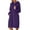 A110-Purple, variant on FYDUU Women's Casual Oversized Sweatshirt Dress Knee-Length Solid Color Fall Fashion Long Sleeve Split Hem Hoodie Dress Basic Soft Sweatshirts Tops Navy