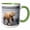 Green/White, variant on 3drose, Alaska. a Grizzly Bear Walks Along the Tidal Flats, Lake Clark Np., 11oz Magic Transforming Mug