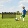 thumbnail image 4 of Costway 40”L x 18”W x 20”H Soccer Goal with Metal Frame Ground Stakes Quick Setup for Kids, 4 of 8