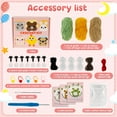 thumbnail image 2 of EIMELI 3PCS Crochet Kit for Beginners Complete Crochet Knitting Kit Adorable Animal Crochet Starter Pack DIY Crochet Craft Kit with Step-by-Step Video for Adults Kids, 2 of 8