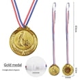 thumbnail image 3 of Trophy 3 Medals, Gold, Silver, Bronze, Winners Medal with Ribbon 1st 2nd 3rd Children Metal Medal, Style Winners Medal, 3 of 5