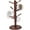 Walnut, variant on Walnut Coffee Mug Tree, Bamboo Mug Holder Base,Coffee Cup Stand Mug Holders with 6 Hooks for Countertop Coffee Mug Rack Organizer Stand for Counter Top, Coffee Bar Accessories, Walnut