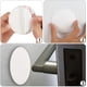 thumbnail image 5 of Protector de pared con tope de puerta, 4 piezas de 3,15 pulgadas, parachoques de manija de puerta de silicona más grande, protectores de pared con pegatina autoadhesiva 3M para proteger la pared, 5 of 7