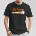 thumbnail image 2 of San Francisco Baseball T-Shirt, Vintage Distressed Gameday Tee, Met at the Ballpark Sports Fan Shirt, Retro City Pride Outfit, Classic Bay Area Team Apparel, Gift for Baseball, 2 of 3