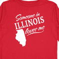 thumbnail image 4 of Inktastic Someone in Illinois Loves Me Boys or Girls Long Sleeve Toddler T-Shirt, 4 of 5