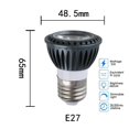 thumbnail image 1 of Bombillas Led RGB 5W reemplaza 30W equivalente a halógeno DC12V/24V MR16 GU5.3 focos de bombilla para iluminación de pista de inundación de paisaje al aire libre, 1 of 4