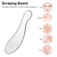 thumbnail image 2 of Stainless Steel Massage Scraping Tool for Face Body Skin Stainless Steel Scraper Facial Tool Metal Face Massager Board, 2 of 6